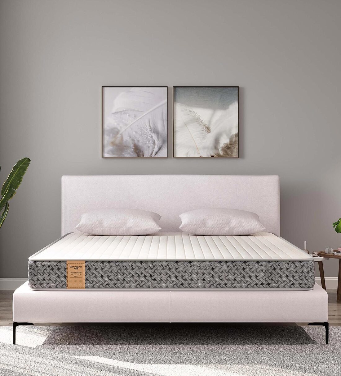 Buy Pure Ortho Cleantech Pro 6 inches PU Foam Single Sized Mattress