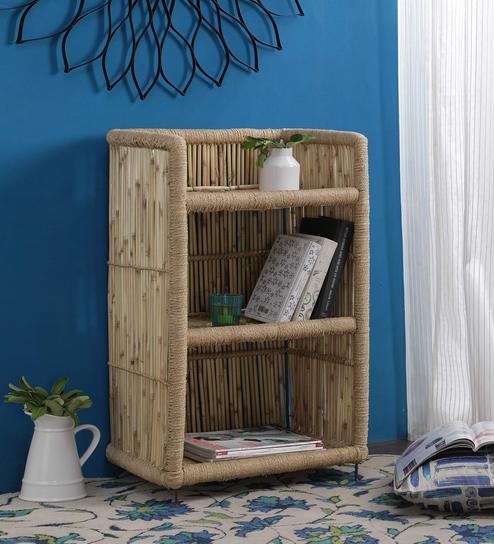 Buy Rajasthani Hand Crafted Ethnic Three Tier Book Shelves By Cdi