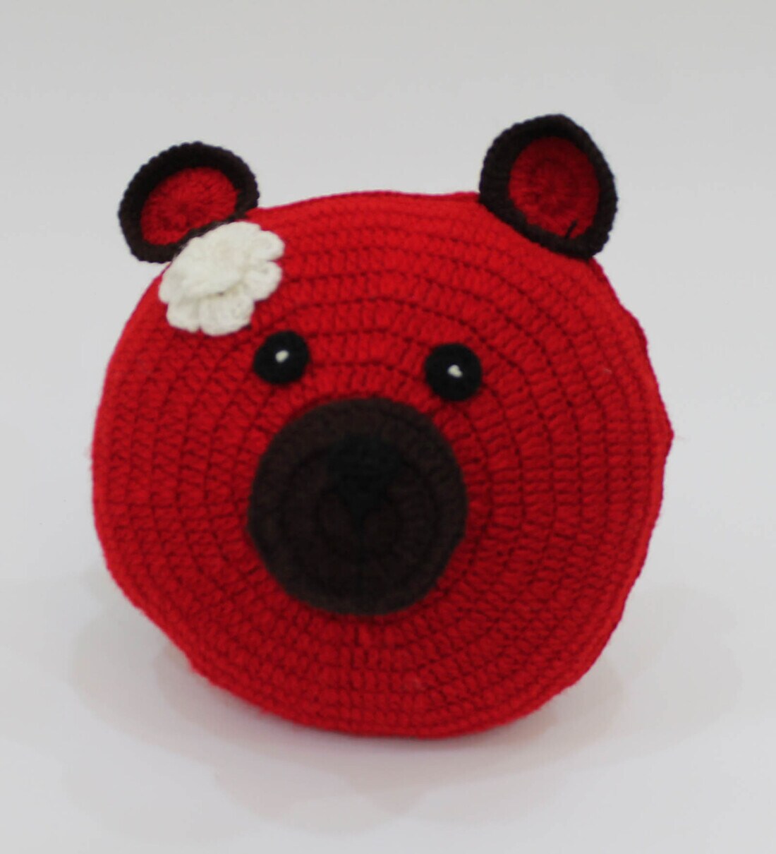 Buy Red Acrylic Animal Shaped Cushion by woonie Online Shaped