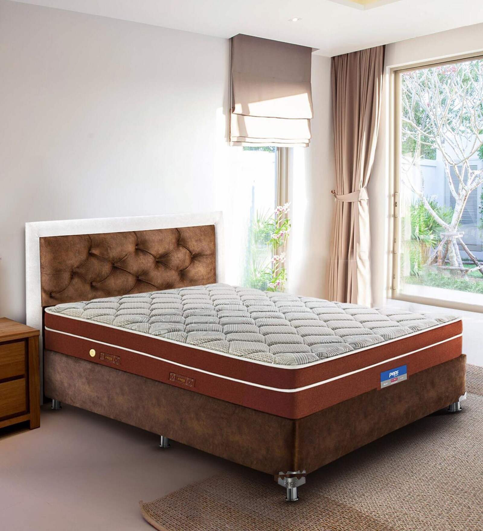 Buy Restonic Opulence Euro Top 10 Inch Bonnell Spring Queen Size