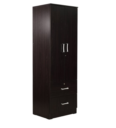 Buy Ren 2 Door Wardrobe With Drawers In Wenge Finish By Mintwud