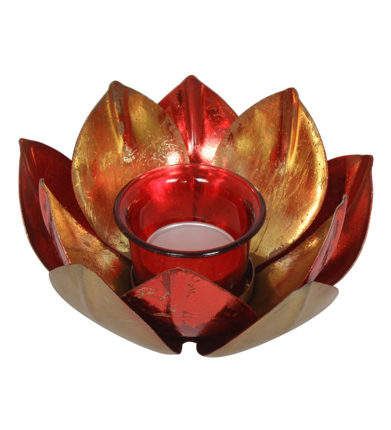 Divine Twinklers Crowned Ganesh Candle Holder by Divine Twinklers
