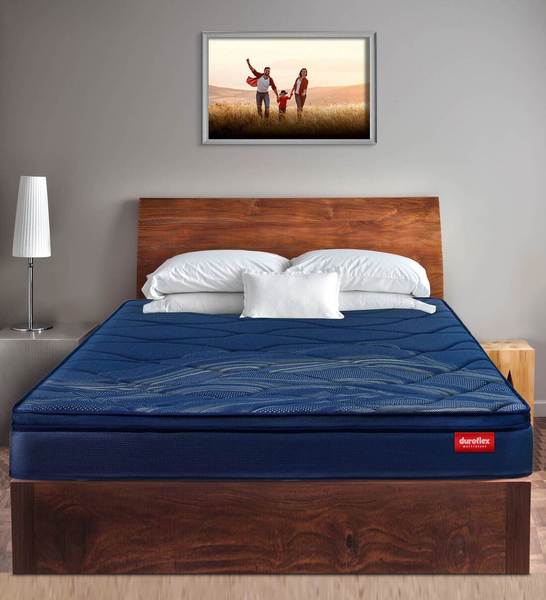 Buy Riseup 7 inch Bonnell Spring Queen Size Mattress Online Queen