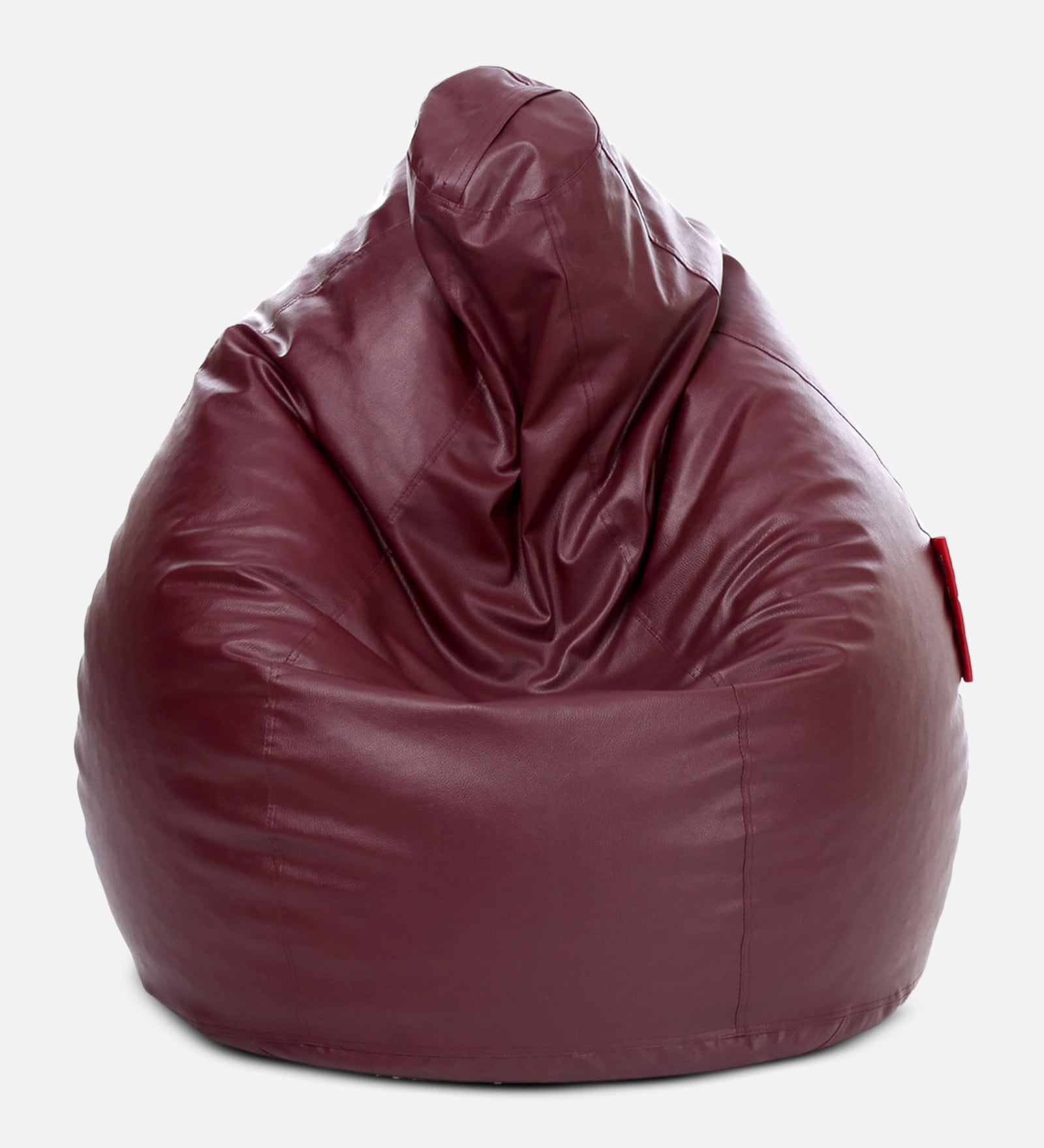 Buy Sac XXXL Bean Bag with Beans in Maroon Colour by Style HomeZ Pepperfry