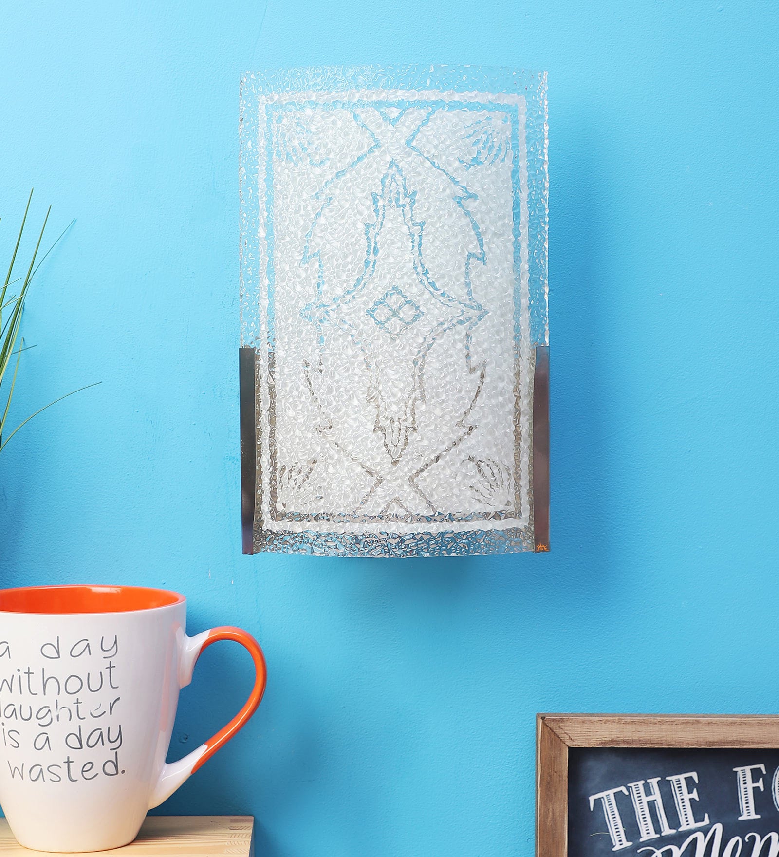 Buy Jumilla Silver Iron Flush Mount Wall Light By DecorativeRay at 80