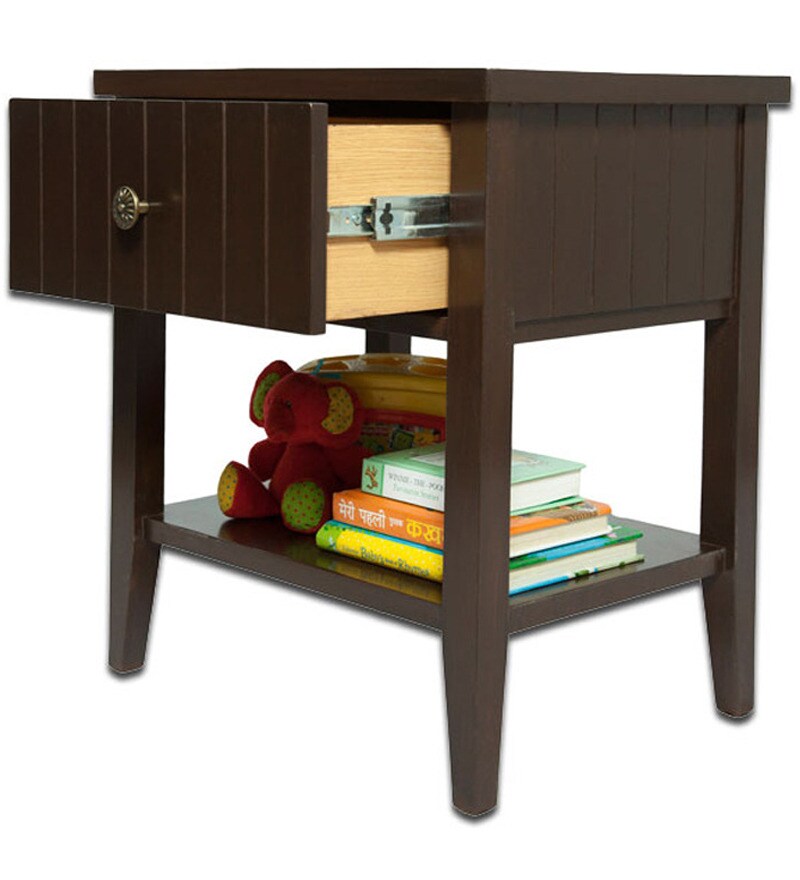 Single Solace Bed Side Table by Lakdi Ki Kathi by Lakdi Ki Kathi Online