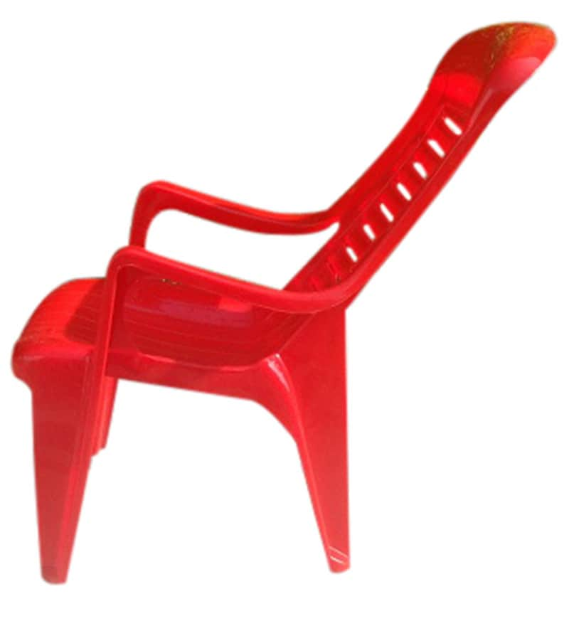 Buy Sleeper Small Relax Chair In Red Colour By National Set Of 2