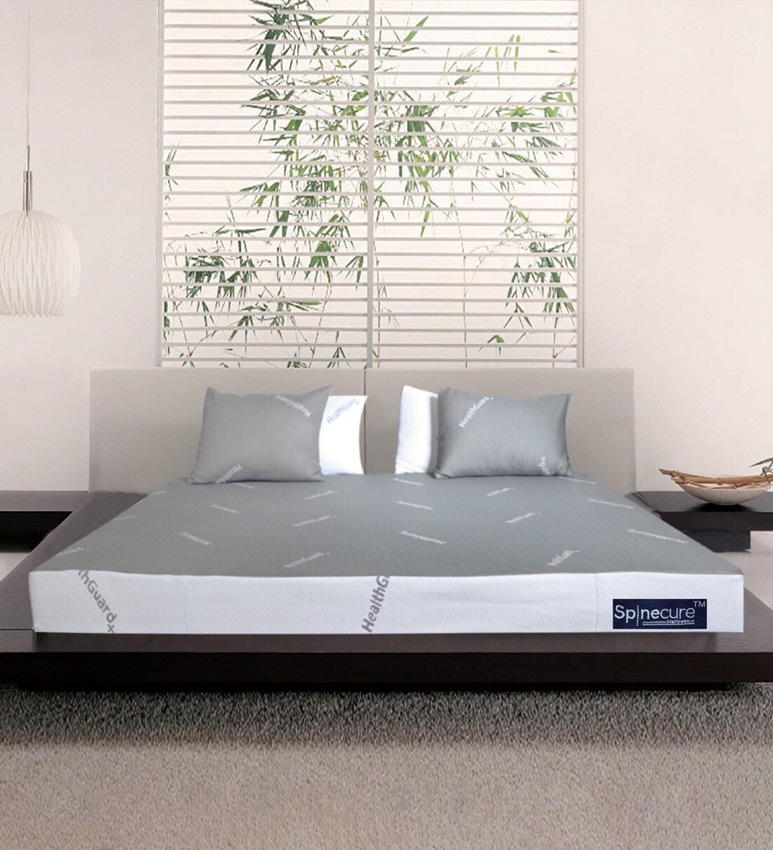 Buy SpineCure Orthopedic 5 inch Memory Foam Queen Size Mattress in Grey