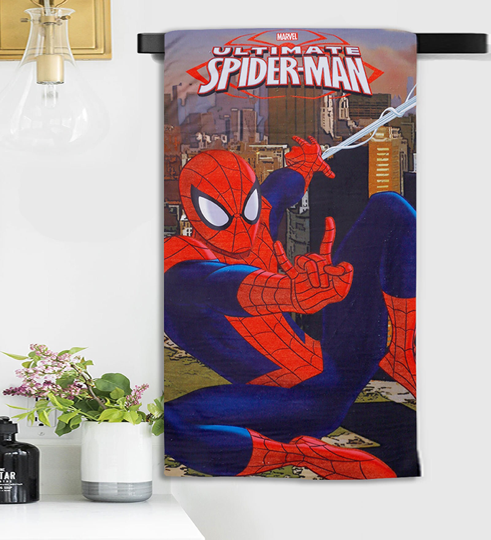 Buy Spiderman Microfiber Bath Towel by Sassoon Fab at 17 OFF by