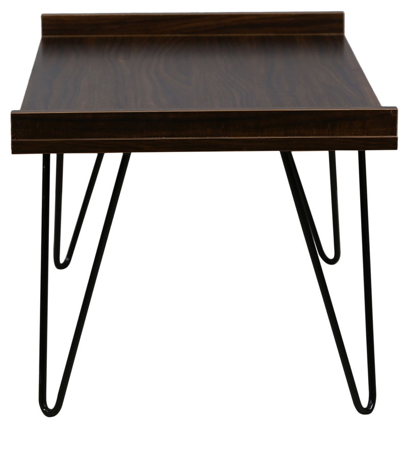 Spencer Tray Style Coffee Table In Choco Walnut Finish By Live Home