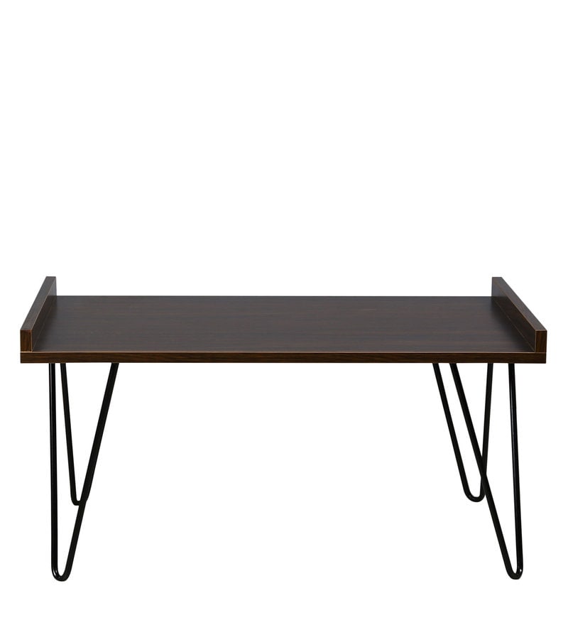 Spencer Tray Style Coffee Table In Choco Walnut Finish By Live Home