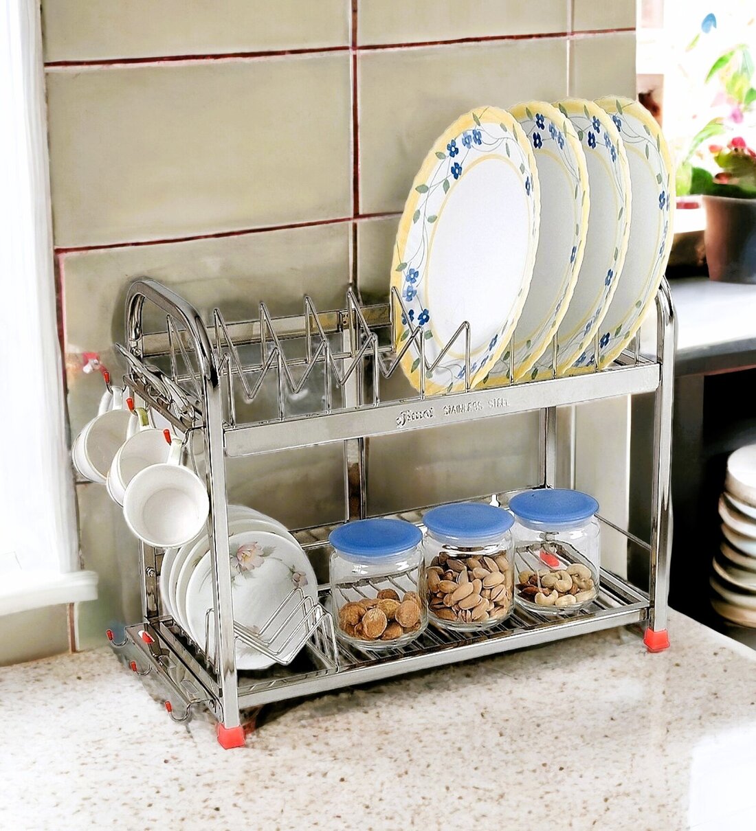Buy Stainless Steel 18 x 9 Inches Kitchen Racks By Amol at 36% OFF by ...