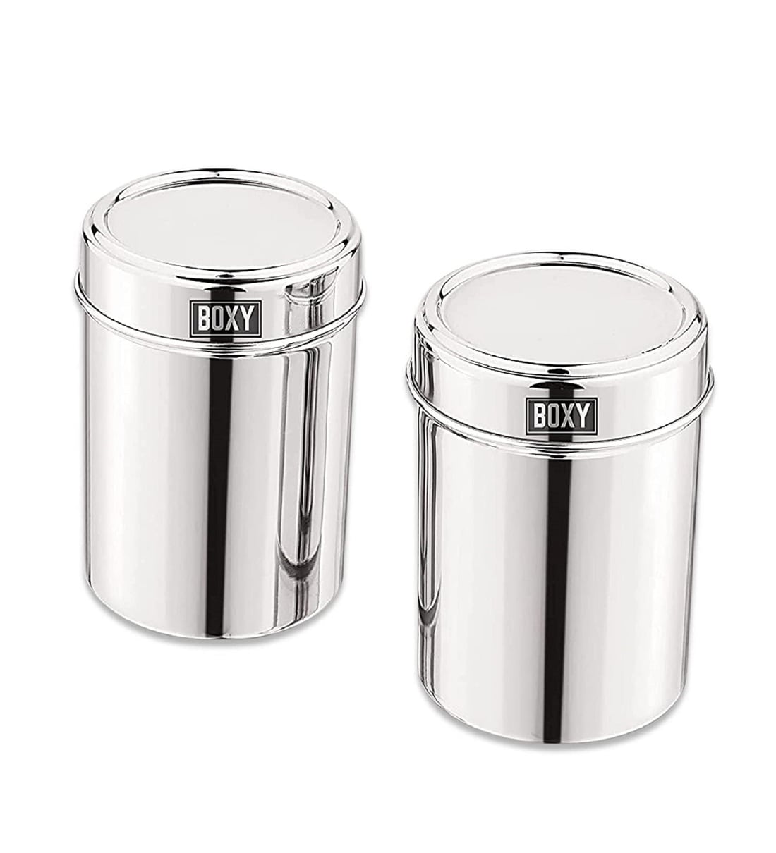 Buy Premium Stainless Steel Kitchen Container Set of 2 By Boxy Home
