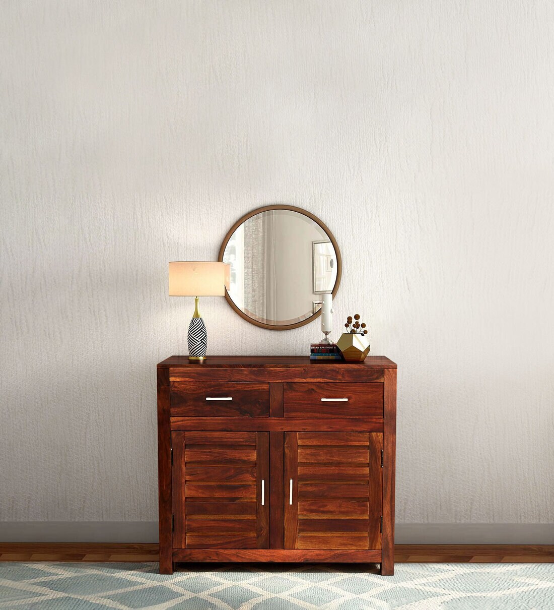 Buy Stigen Sheesham Wood In Honey Oak Finish Online Modern