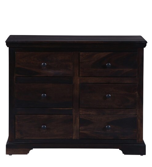 Buy Stanfield Solid Wood Chest Of Drawers In Warm Chestnut Finish