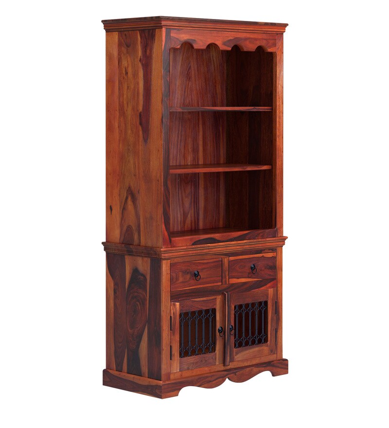 Buy Stafford Solid Wood Hutch in Honey Oak Finish by Amberville