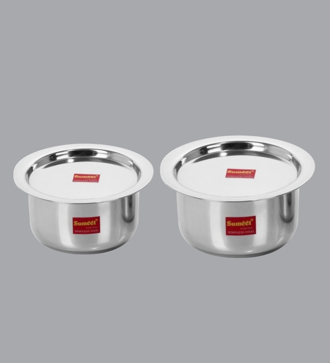 Buy Stainless Steel Inductionbase Cookware Set of 2 at 42 OFF by