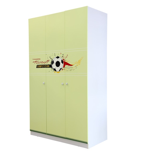 Buy Super Striker Three Door Wardrobe By Bubblegum Online 3 Door