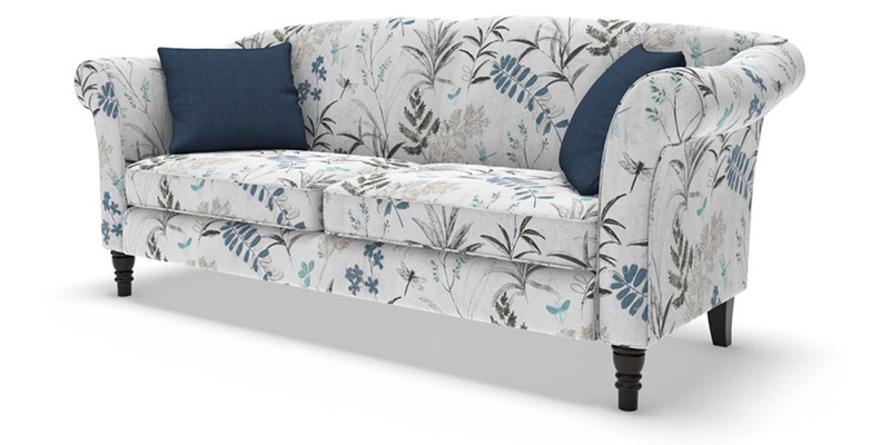 Buy Three Seater Multi Color Printed Fabric Sofa by Stoa Paris Online