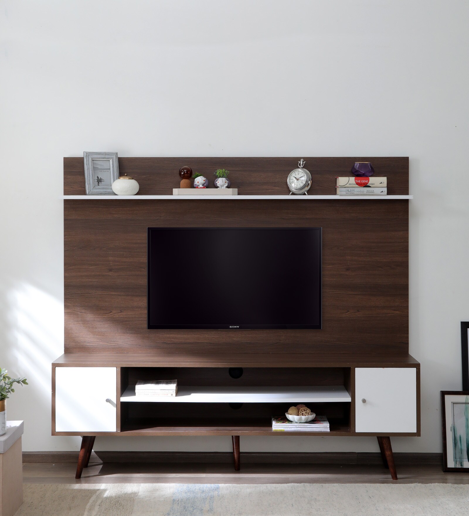 tv wall unit designs pepperfry