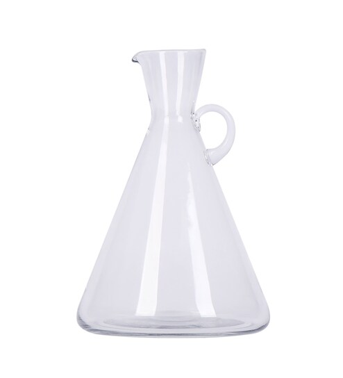 Buy Transparent Smart Hourglass Shaped Tall Flower Glass Vase By