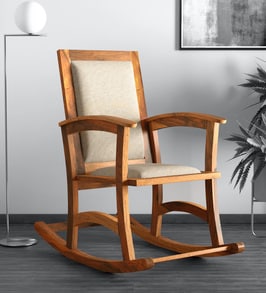 Buy Tucson Solid Wood Rocking Chair in Provincial Teak Finish