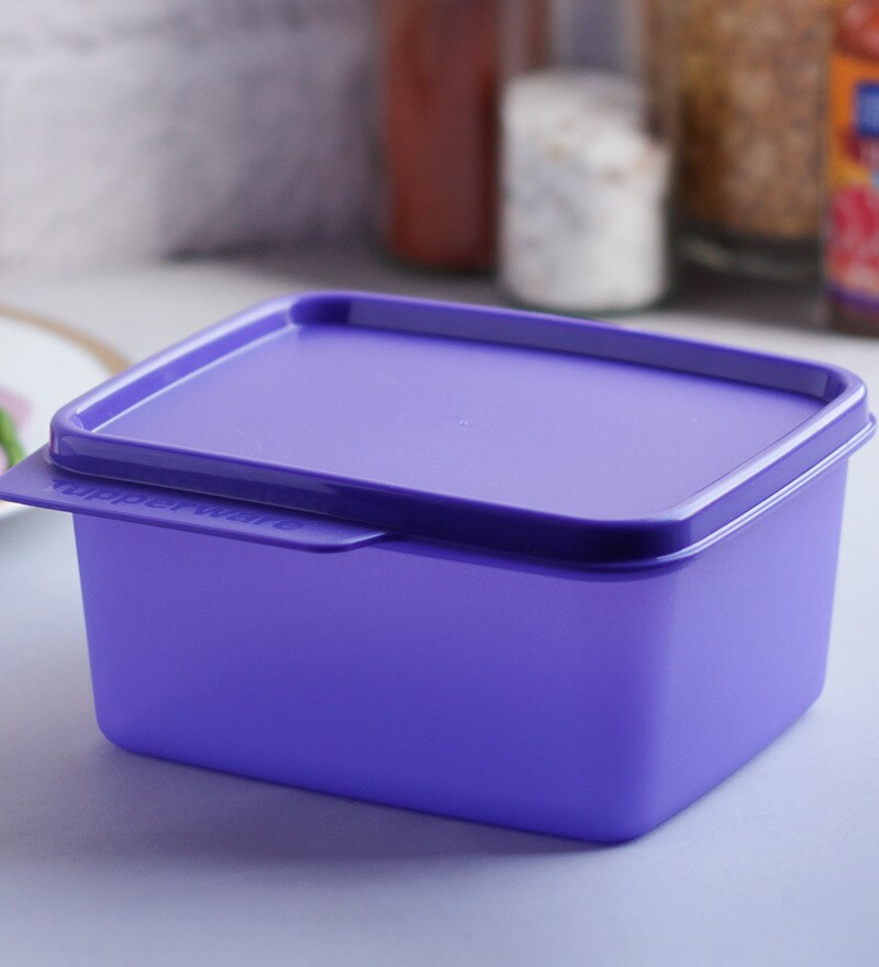 Buy Tupperware Keep Tab Small Purple 500 ml storage container with lid ...