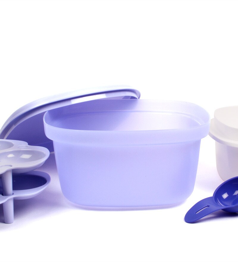 Buy Tupperware Light Blue Multicook Idli Maker Server, Strainer, 2