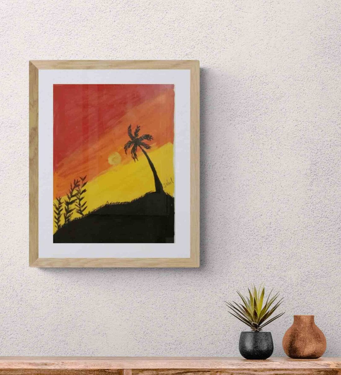 Buy Twilight Zone Handmade Acrylic Paint On Canvas Paper Painting