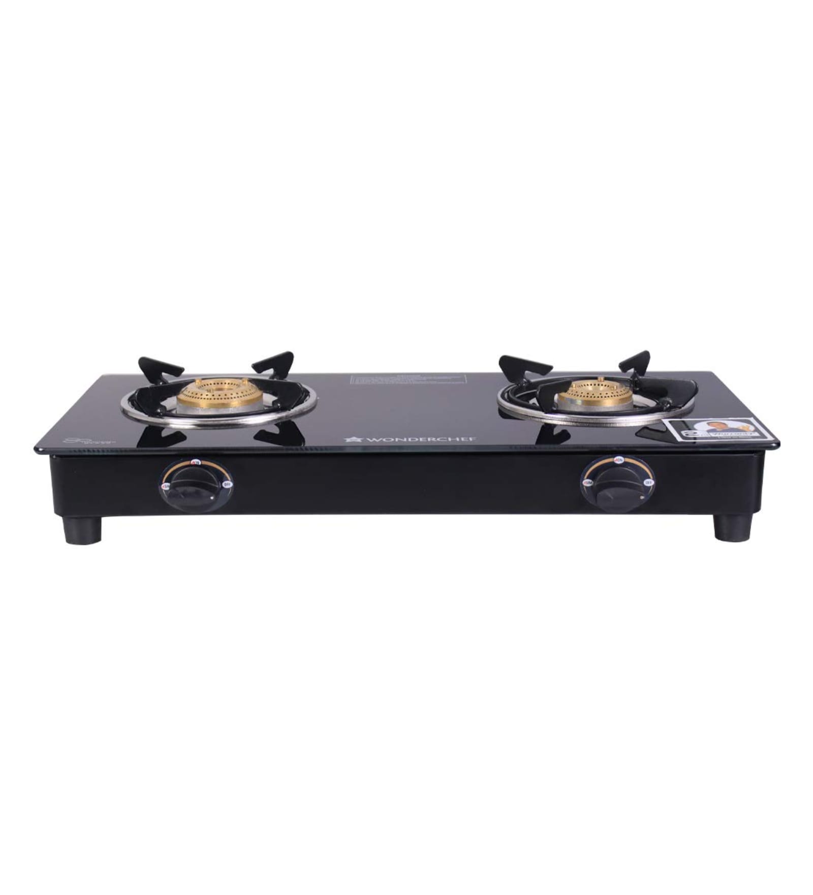 Buy Wonderchef Ultima 2 Burner Glass Gas Cooktop with Toughened Glass