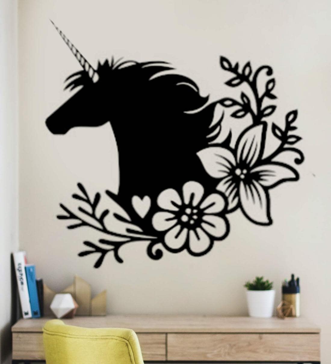 Buy Iron Unicorn Wall Art In Black at 19 OFF by WallCentre Pepperfry