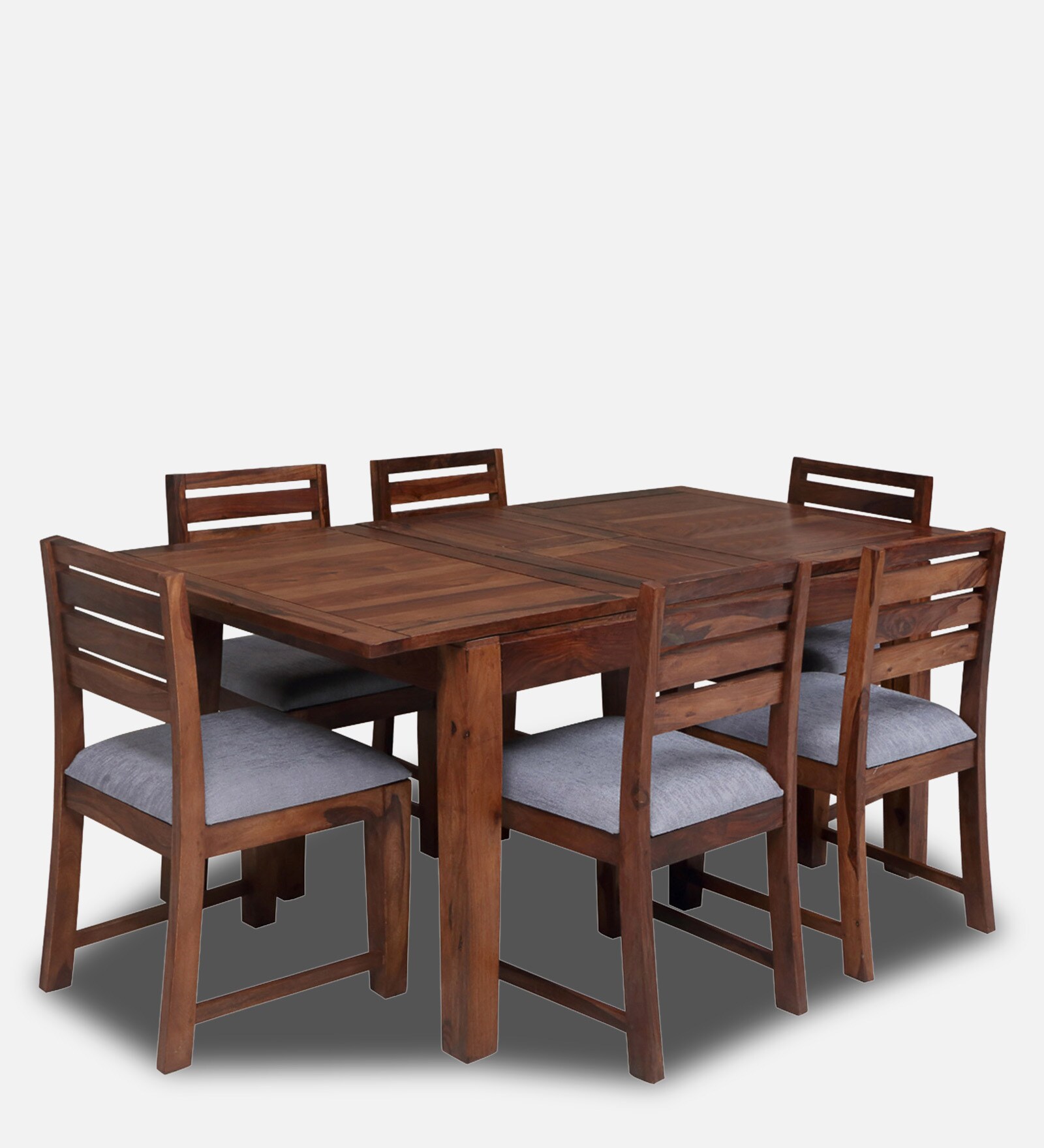 Buy Vivien 6 Seater Extendable Dining Set in Walnut Colour at 41 OFF