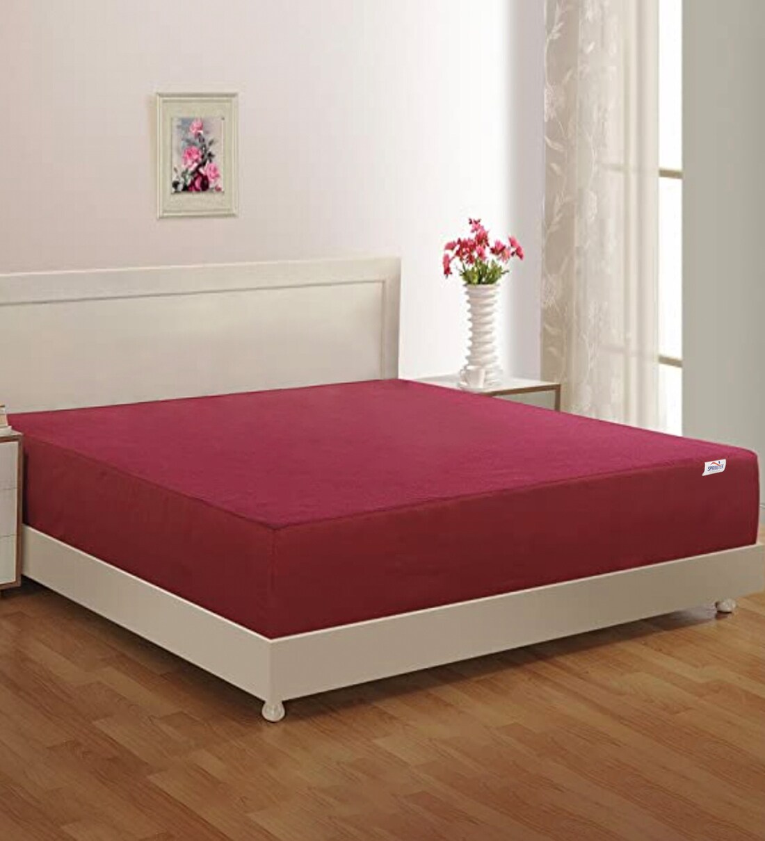 Buy Terry (78x60) Terry Cotton Waterproof Queen Size Mattress Protector