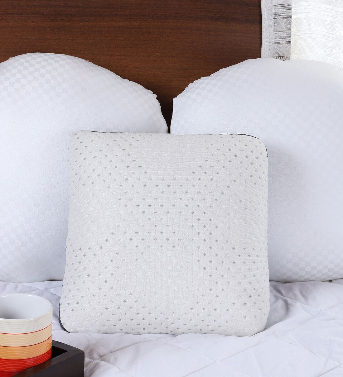 Buy White Memory Foam 12 x 12 inches Cushion Insert Pillow at 41 OFF