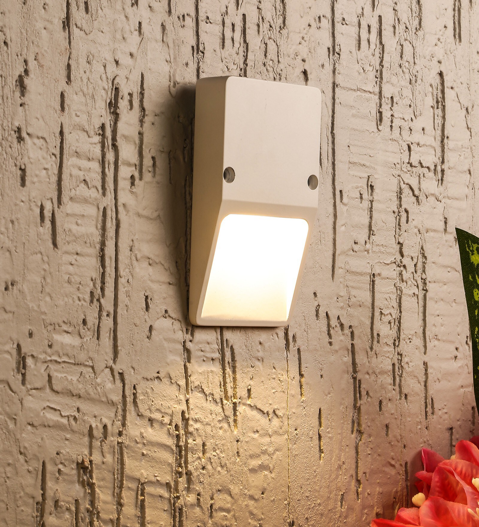 Buy White Metal Outdoor Wall Light by Jainsons Emporio Online Outdoor