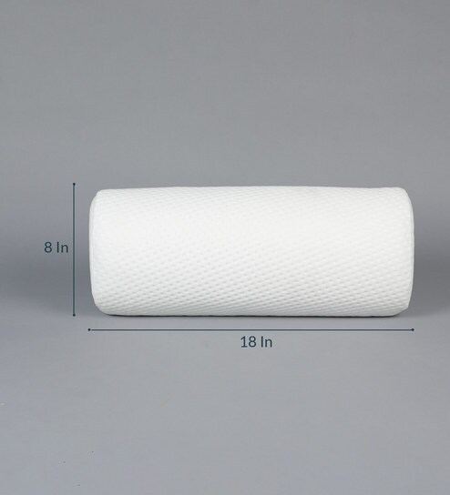 Buy White Pristine Hues Half Moon Memory Foam 4 In 1 Support