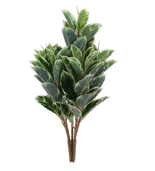 White Tall Artificial Dieffenbachia Floor Plant Without Pot By Fourwalls