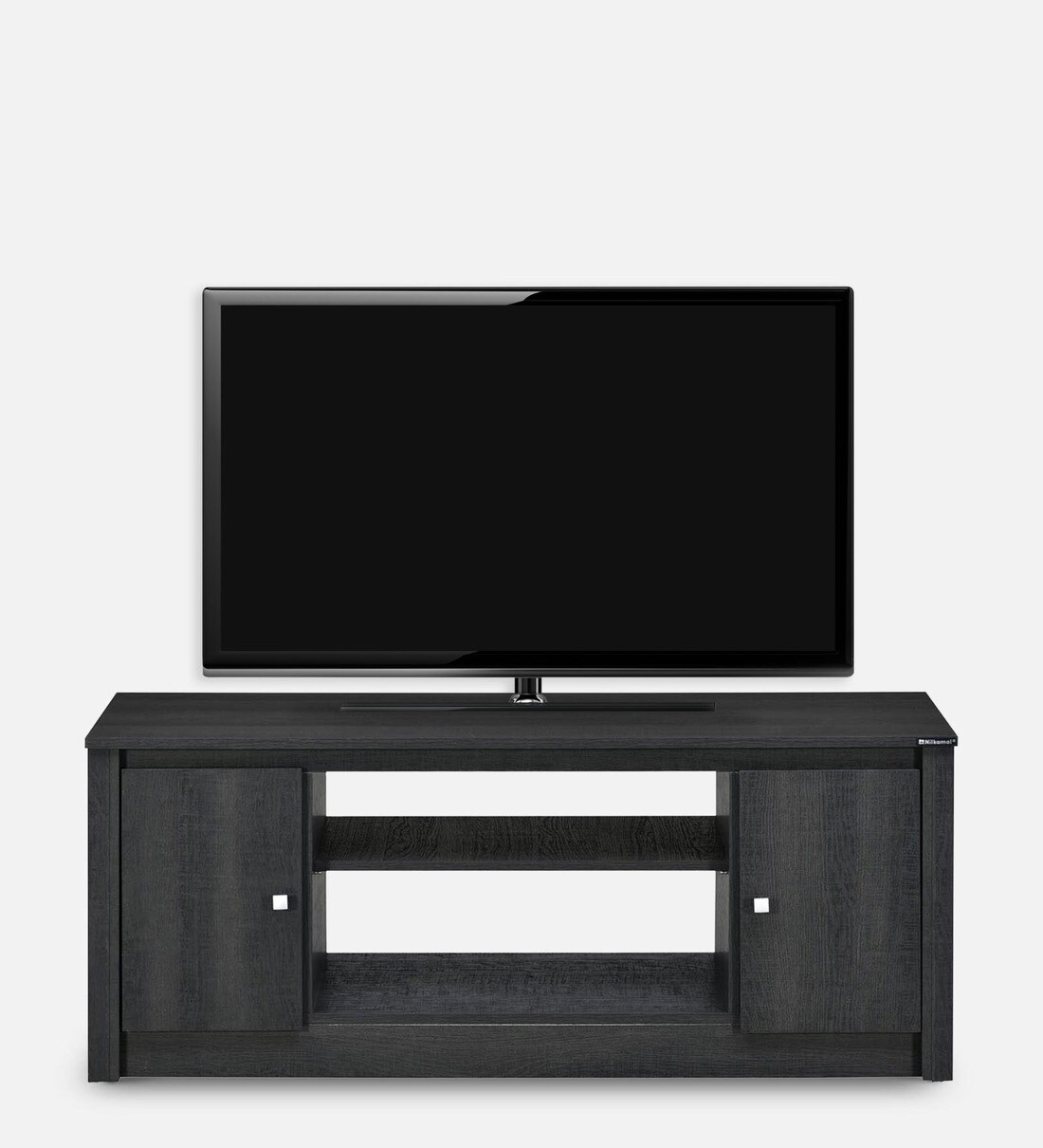 Buy Willy TV Console in Light Charcoal Grey Colour Online Modern TV