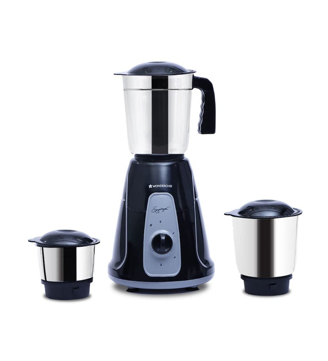 Buy Wonderchef Tivoli 3 Jar Mixer Grinder (Black & Grey) at 33 OFF by