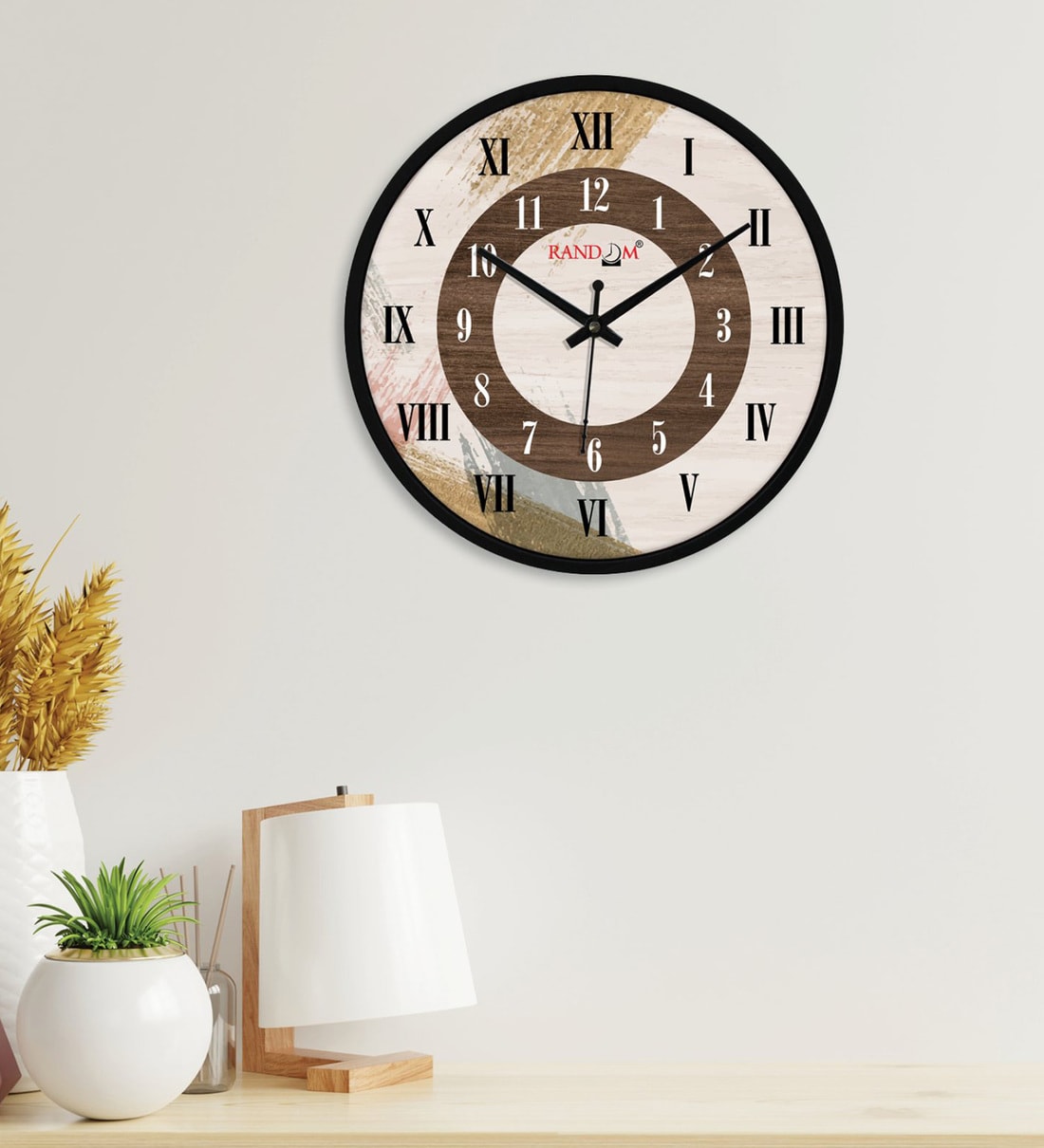 Buy Black MDF Designer Modern Wall Clock at 23% OFF by Random | Pepperfry