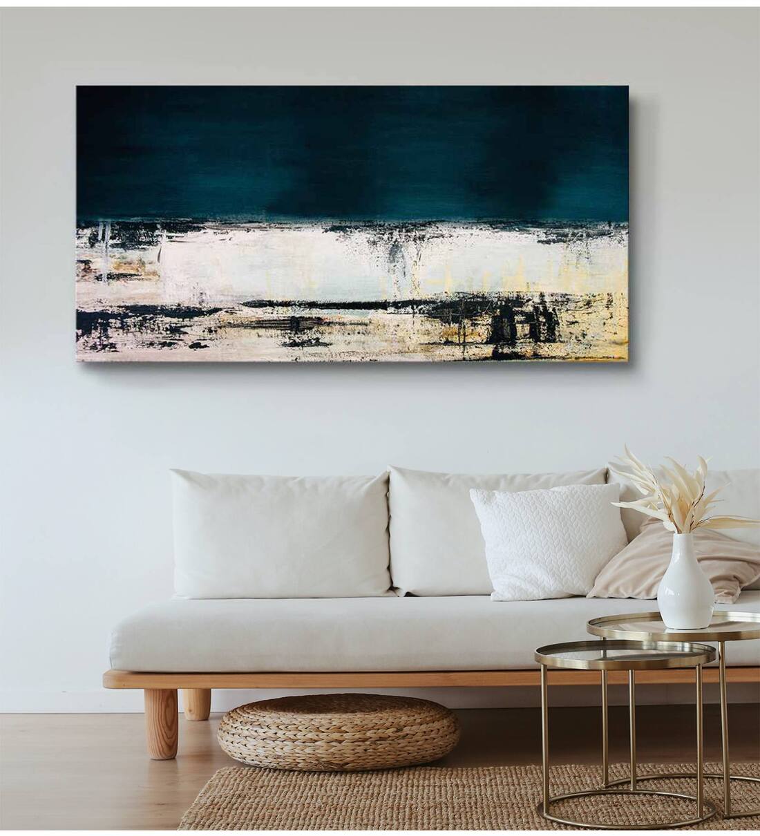 Buy Wooden Stretched Framed Wall Hanging Painting abstract Wall Art at 100 OFF by 999Store