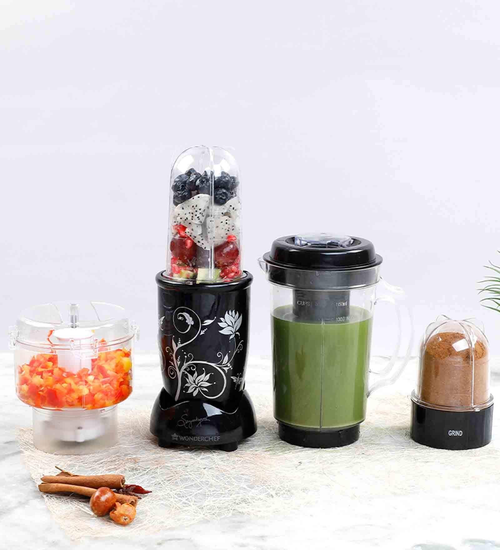 Buy Wonderchef NutriBlend Complete Kitchen Machine,400W,22000 RPM MixerGrinder with Blender