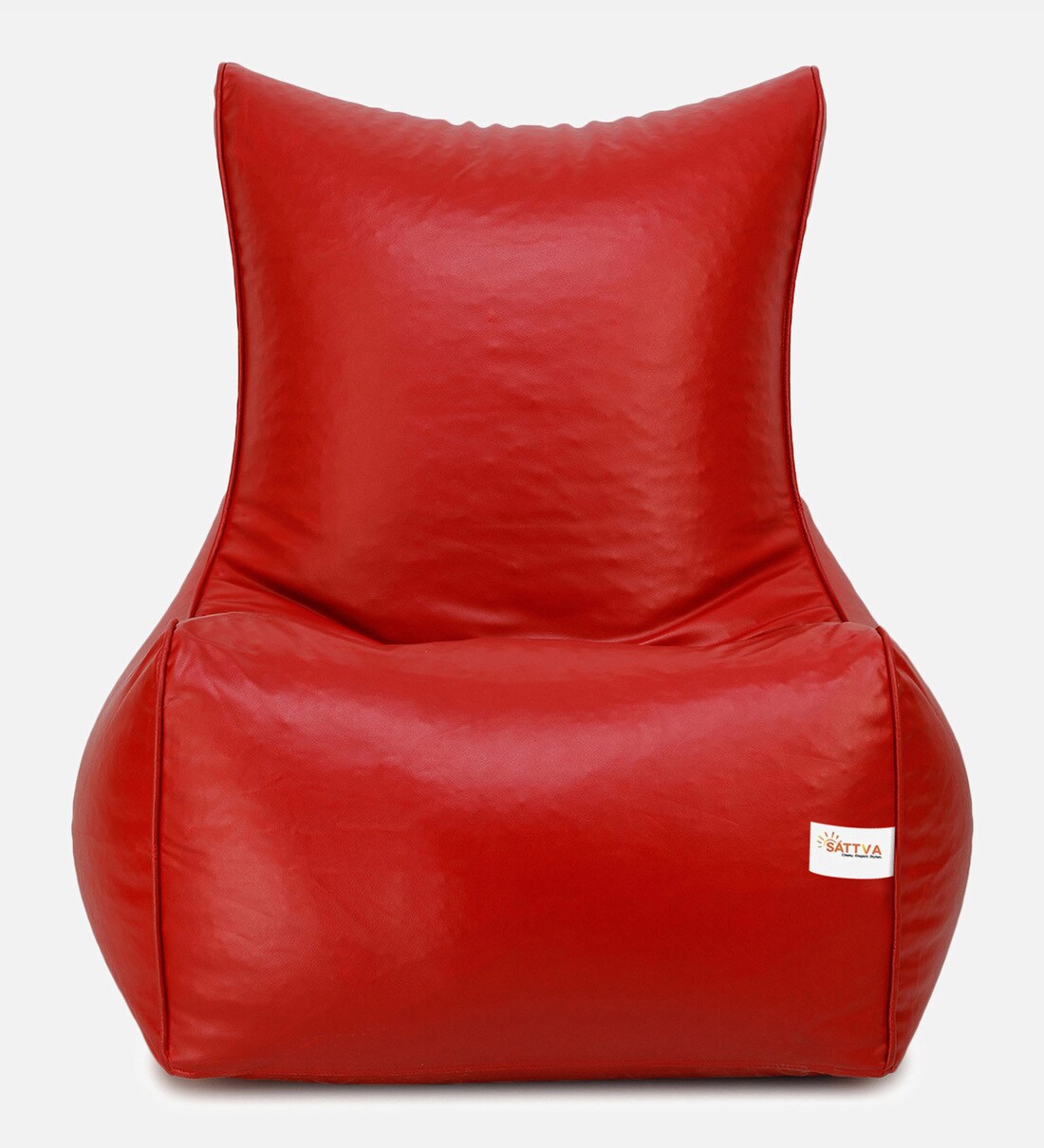 Buy XXXL Chair Bean Bag with Beans in Red Colour at 35 OFF by Sattva