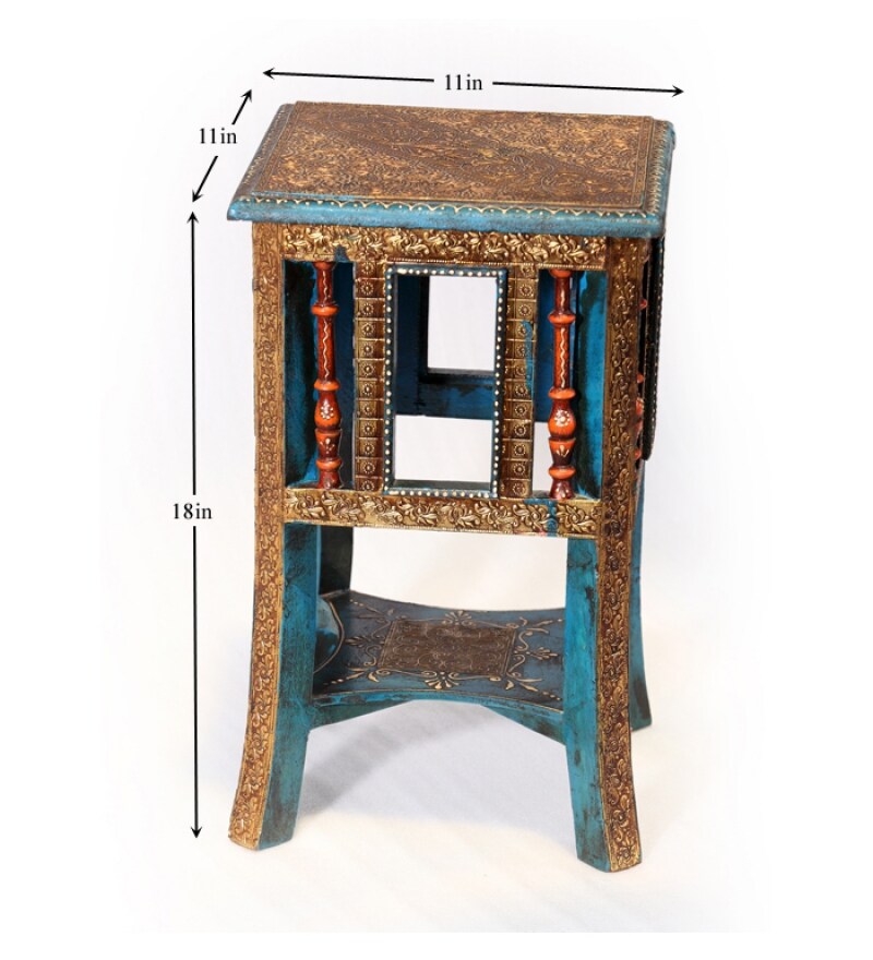 Rangilo Rajasthan Fancy End Table by Mudramark Online Indian Ethnic