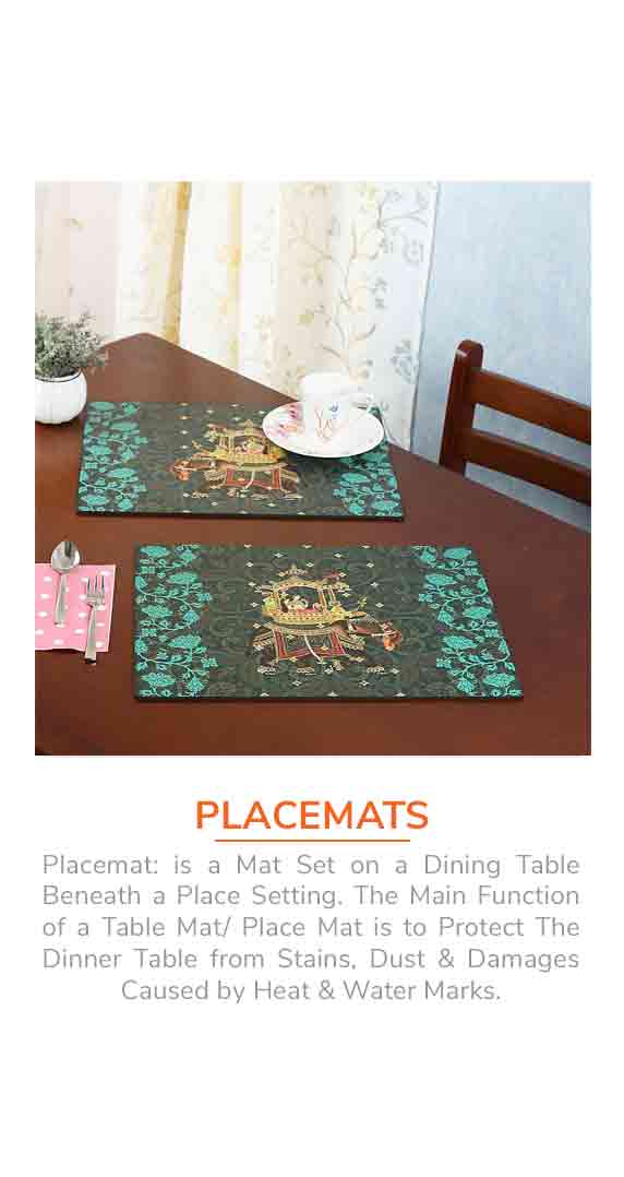 Table Mat Buy Dining Table Mats & Placemats Online in India Best