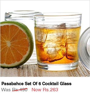 Pasabahce Set of 6 Cocktail Glass