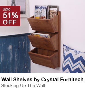 Wall Shelves by Crystal Furnitech