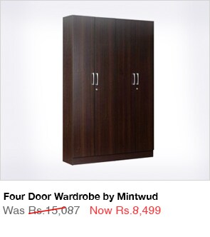 Four Door Wardrobe byMintwud