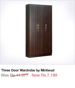 Three Door Wardrobe by Mintwud