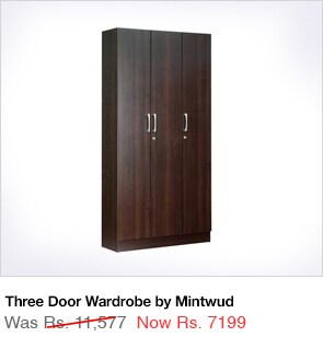 Three Door Wardrobe by Mintwud